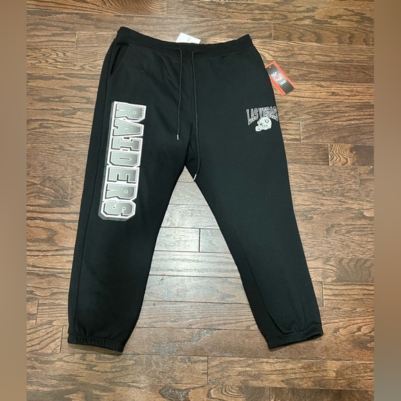 Forever 21 Men’s Las Vegas Raiders Black Sweatpants XXL - Picture 7 of 9